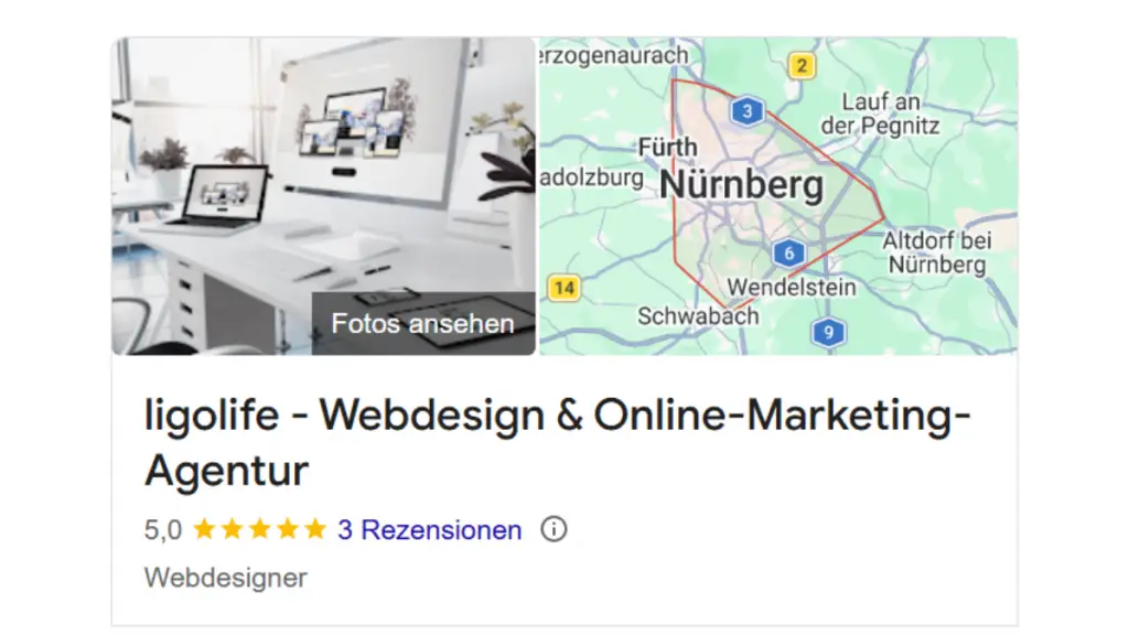 Google Business Profil - früher Google my Business - das Unternehmensprofil in Google Maps