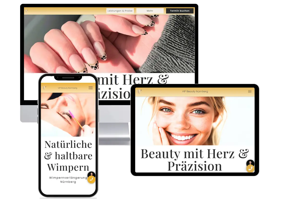 Case Study eines Beautystudios mit mehr Terminbuchungen und TOP-Google Rankings