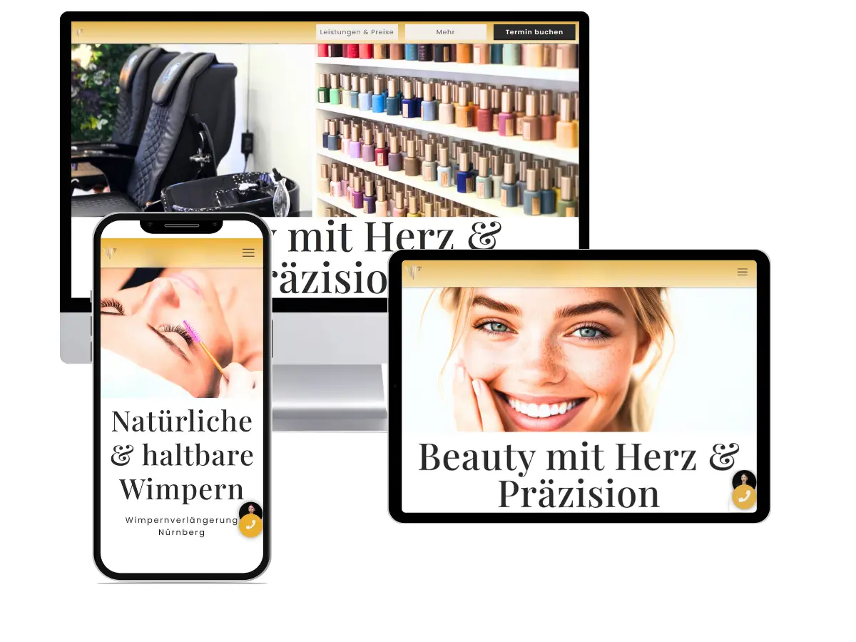 Case Study eines Beautystudios mit mehr Terminbuchungen und TOP-Google Rankings