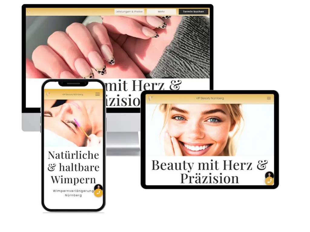 Website für einen Kunden - Webdesign für Feucht
