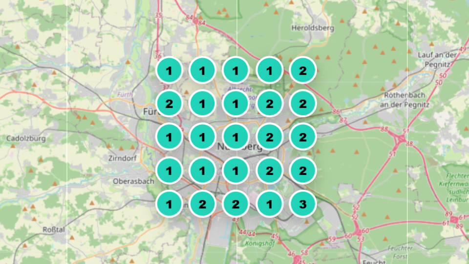 Für diesen Kunden aus Nürnberg erzielte ich TOP Rankings auf Google-Maps. Der Kunde erscheint mit seinem Unternehmen überall im Local Pack, den TOP 3. Insgesamt rankt er für das Hauptkeyword auf Platz 1.